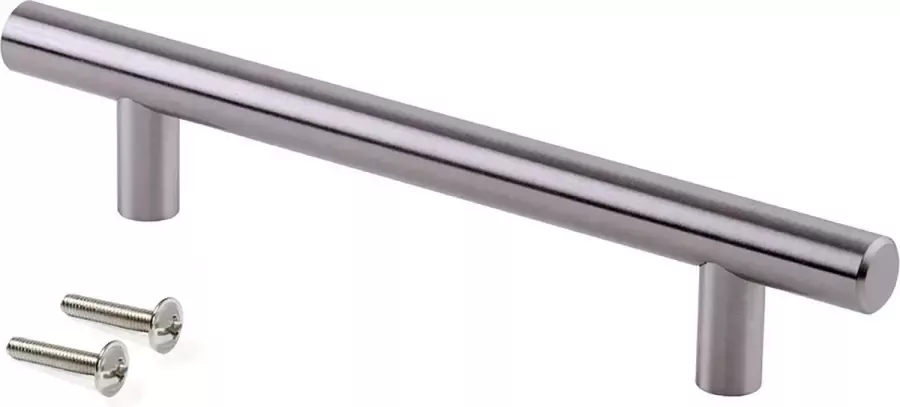 Emuca Meubelgrepen D. 12 mm gatenafstand 448 mm Staal Satijnglans nikkel