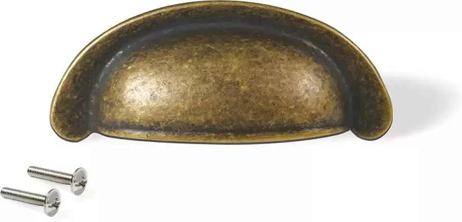 Emuca Meubelgrepen gatenafstand 64 mm Zamak Bronzen