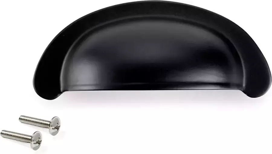 Emuca Meubelgrepen gatenafstand 64 mm Zamak Zwart