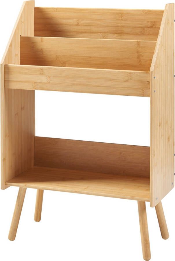 En.casa Bijzettafel Inderøy 80x50x25 cm bamboe