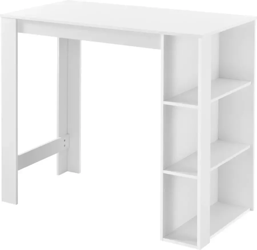 En.casa Bartafel Danderyd met 3 planken 120x60x105 5 cm wit [ ]