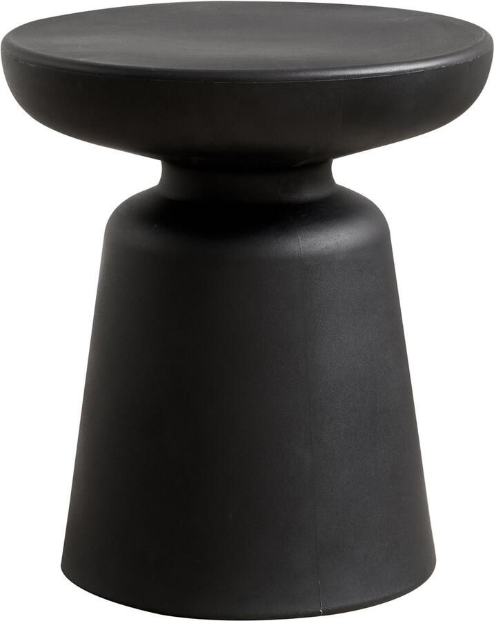 En.casa Bijzettafel Posio ronde salontafel 40 cm zwart [ ]