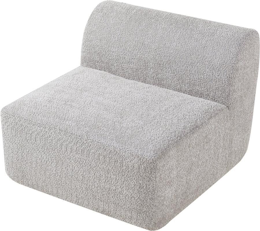 En.casa Element Hurvas voor modulaire zitbank middenstuk 76x97x108 cm grijs [ ]