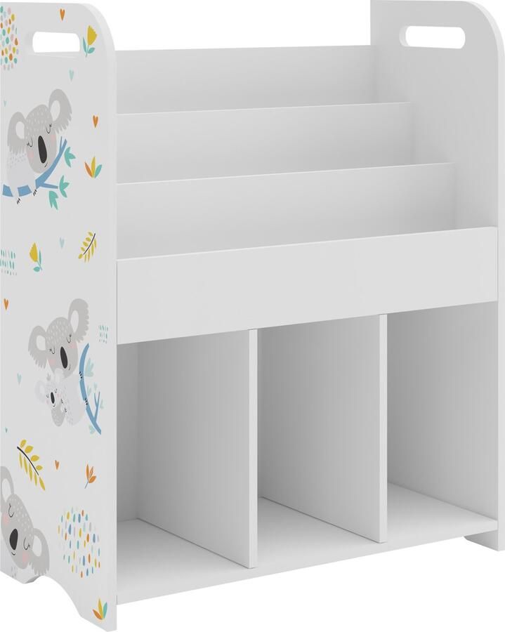 En.casa Kinderkast Røyrvik open kast 75x62x29 cm koala motief [ ]