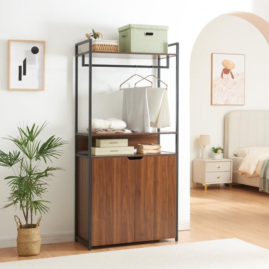 En.casa Kledingkast Larem open kast set van 2 totale lengte 168 cm set 5 [ ]