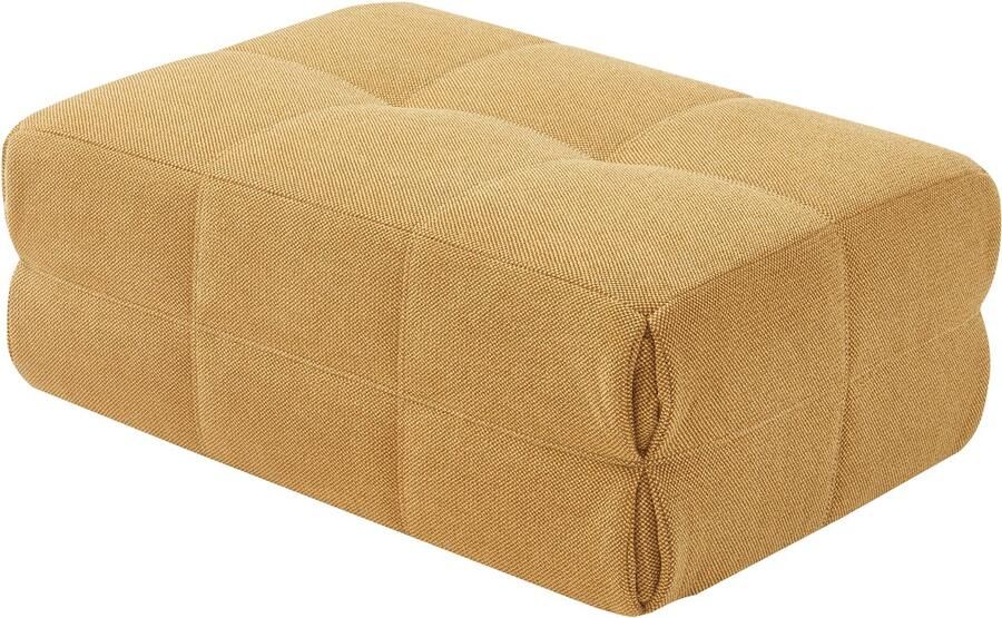 En.casa Voetenbank Koskyvn 35x80x55 cm geel [ ]