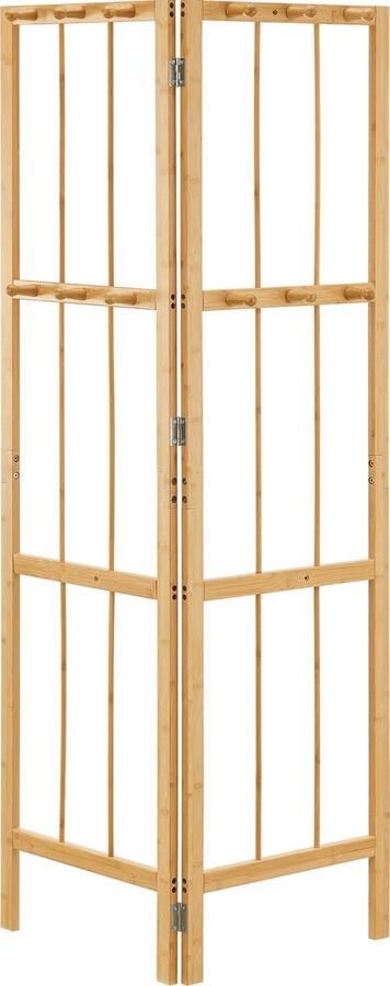 En.casa Wandkapstok Hyllestad opvouwbaar 165 5x90x8 cm bamboe [ ]