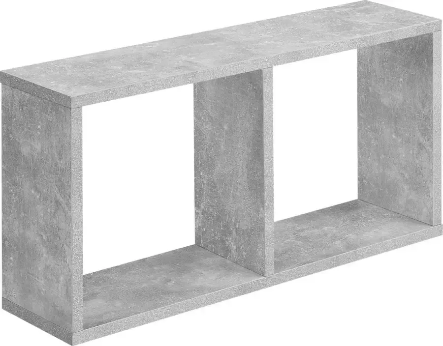 En.casa Wandrek Karasjok met 2 vakken 60x14 5x30 cm betonkleurig