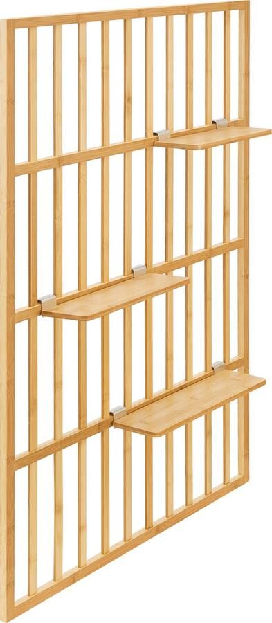 En.casa Wandrek Røst met 3 planken 120x80x13 cm bamboe naturel [ ]