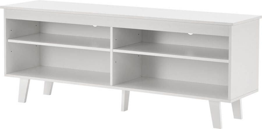 En.casa TV meubel Stenløse 58x150x38 cm wit