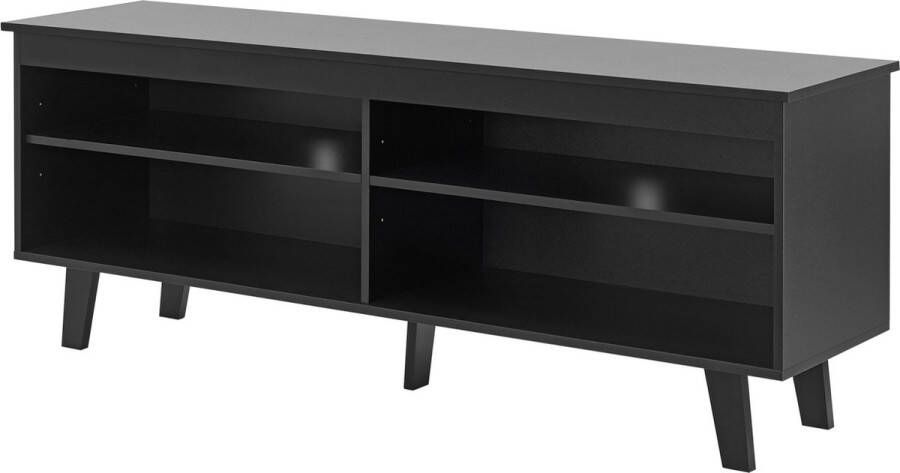 en.casa TV meubel Stenløse 58x150x38 cm zwart