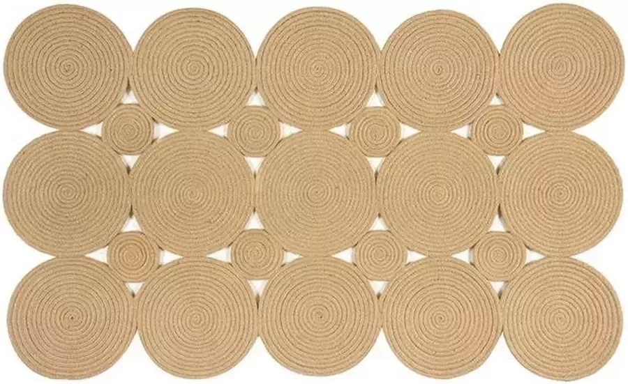 English Home Calista Jute Decoratief Vloerkleed Mat 120x180 cm Naturel