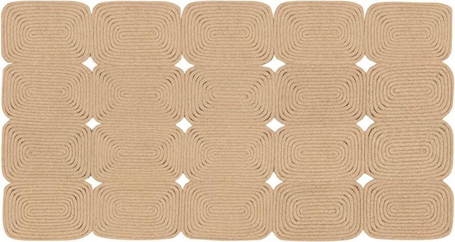 English Home Jute Decoratieve Vloerkleed Rechthoek Mat 120x180 cm Naturel