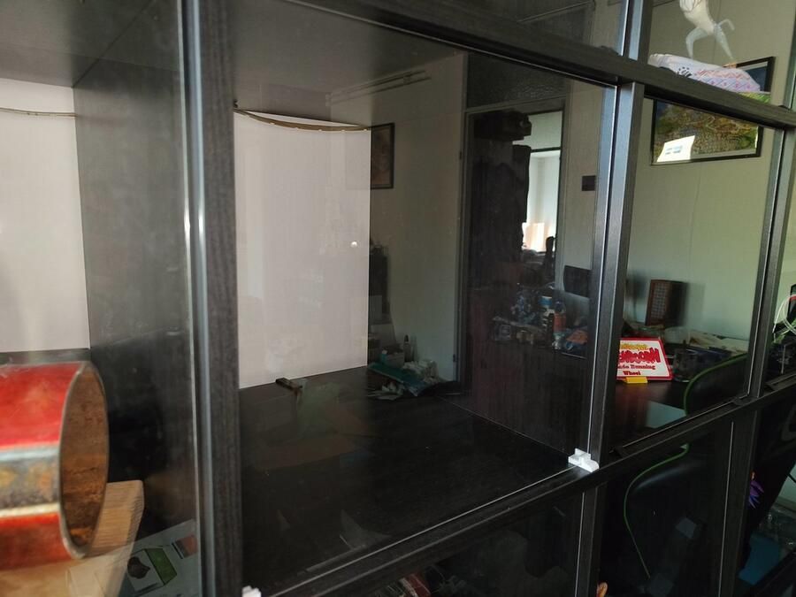 Engraved3D Ikea kallax panelen inzet vitrinekast stof preventie geschikt voor kallax Zwart