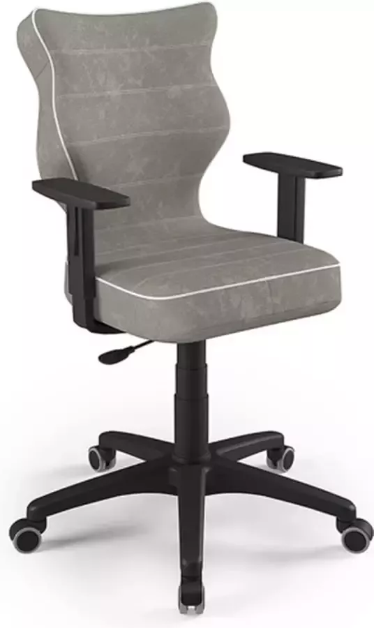 Entelo Kinderstoel Duo Black Visto 03 ergonomisch grijs