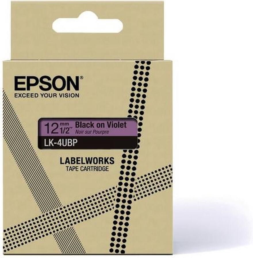 Epson LK-4UBP Zwart Paars