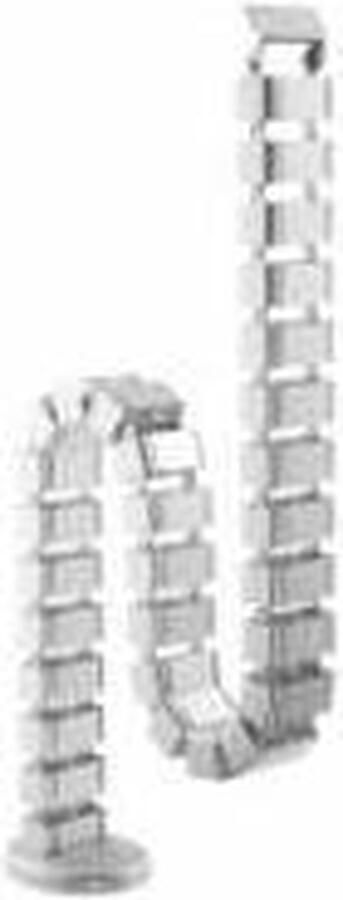 Equip 650809 Deluxe Floor Cable Management Spine [ABS synthetics Steel 67mm 35 m White]