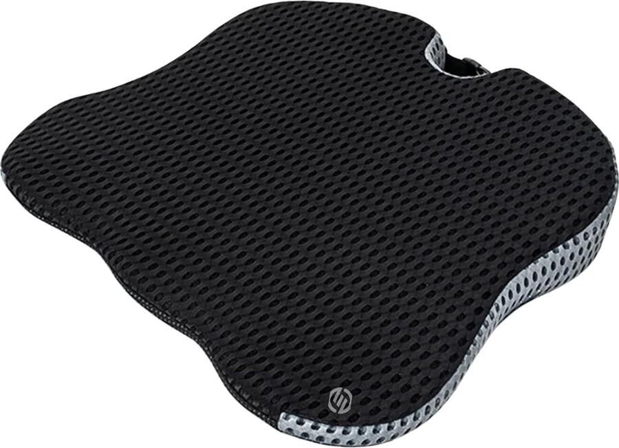 Equivera Autowigkussen Autowig zitkussen voor autobestuurdersstoel bureaustoel rolstoelen stuitbeenondersteuning stuitbeenpijnverlichting traagschuim zitkussen