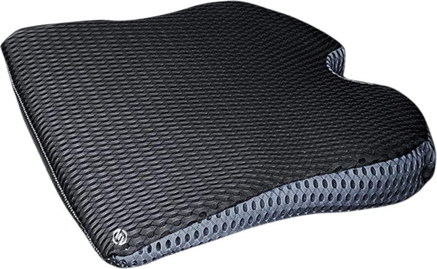 Equivera Autowigkussen voor auto- en vrachtwagenstoelen Bureaustoel Rolstoel Memory Foam Kussen voor ischiasverlichting