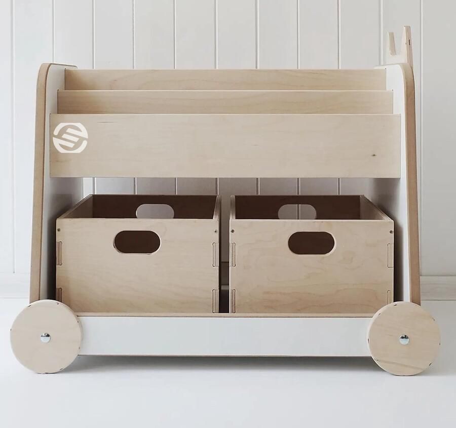 Equivera Boekenrek Kind Boekenrek Boekenkast Kind Boekenrek Kinderkamer Boekenplank Kinderkamer