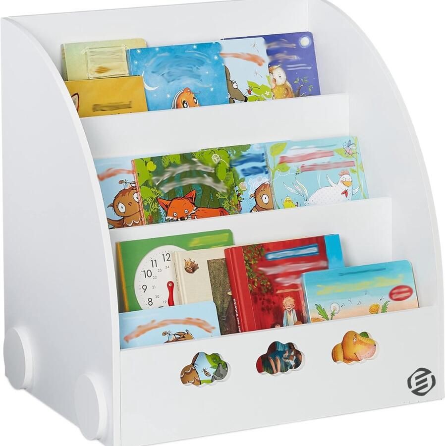 Equivera Boekenrek Kind Boekenrek Boekenkast Kind Boekenrek Kinderkamer Boekenplank Kinderkamer - Foto 5