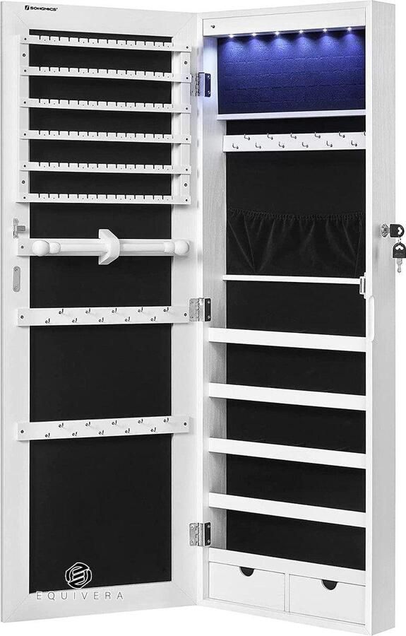 Equivera Deurhanger – Deurkapstok – Deurkledingrek – Badkamer deurhanger – Deur Handdoek en Kledinghanger – Kleerhanger