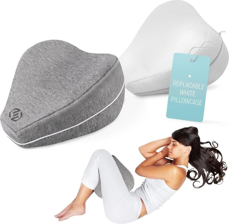 Equivera kniekussen voor in bed kniekussen beenkussen kniekussen voor in bed zijslapers kniekussen orthopedisch kniekussen traagschuim