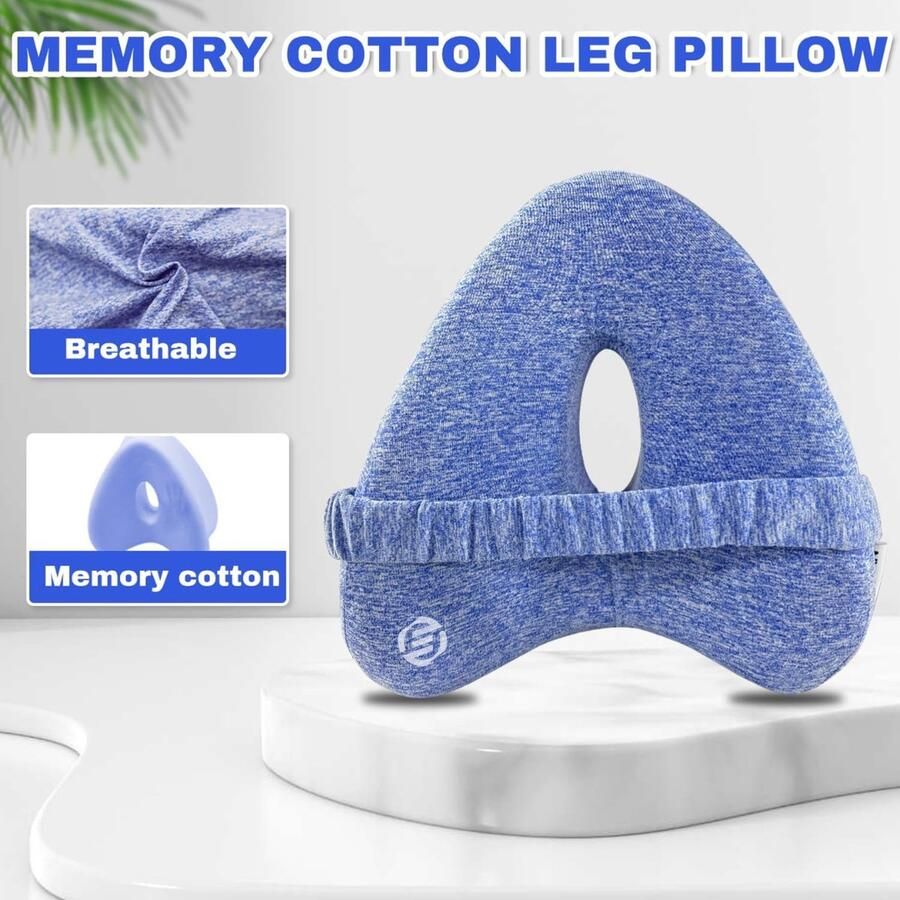 Equivera kniekussen voor in bed kniekussen beenkussen kniekussen voor in bed zijslapers kniekussen orthopedisch kniekussen traagschuim