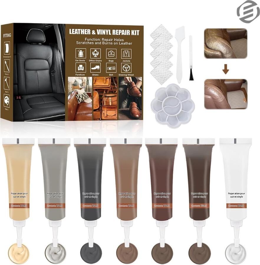 Equivera Leer Reparatie Set Leer Reparatieset Leder Reparatie Set Leder Reparatieset Leerreparatieset