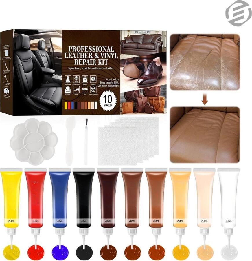Equivera Leer Reparatie Set Leer Reparatieset Leder Reparatie Set Leder Reparatieset Leerreparatieset