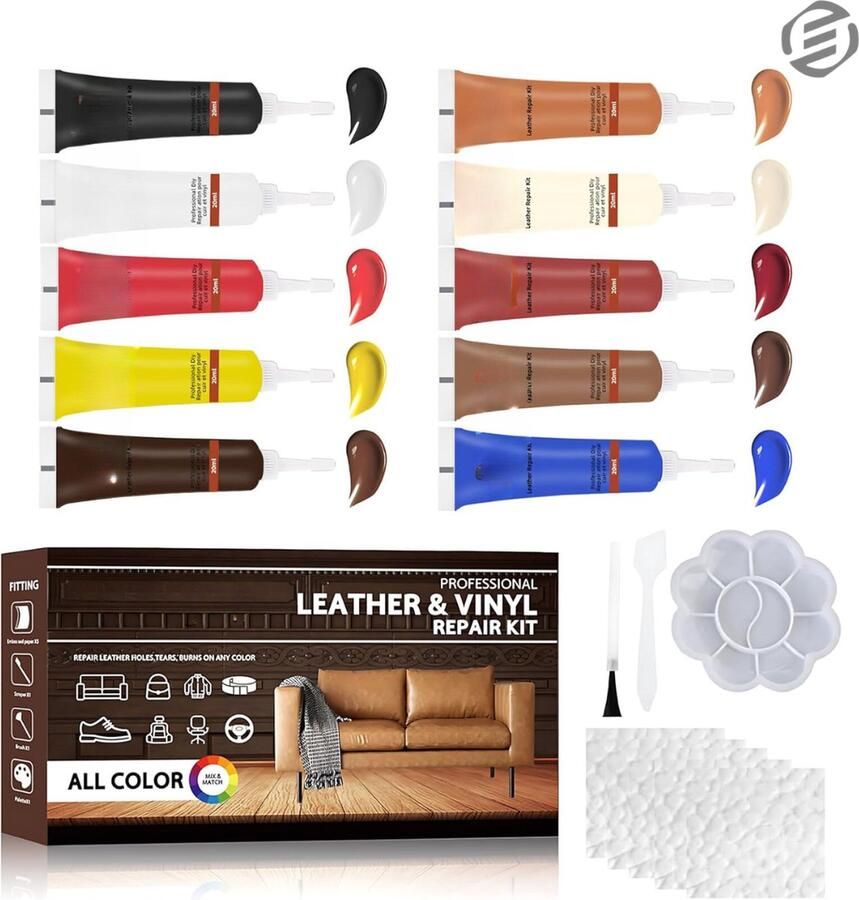 Equivera Leer Reparatie Set Leer Reparatieset Leder Reparatie Set Leder Reparatieset Leerreparatieset