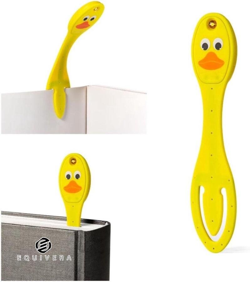 Equivera Reading Light 2 in 1 Bookmark Book Light LED Clip On Reading Lamp Book Torch for Children and Adults Book Accessories Gift for Book Lovers Readers Leeslampje Book