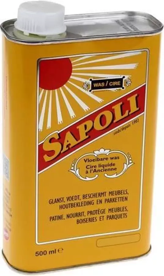 Eres SAPOLI BOENWAS KLEURLOOS VLOEIBAAR 500 ML 38205 Voor hout oppervlakten