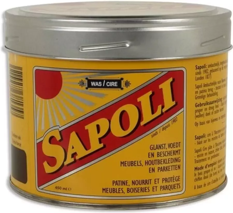 Eres SAPOLI Boenwas vast Donkere Eik 450 ML 38135