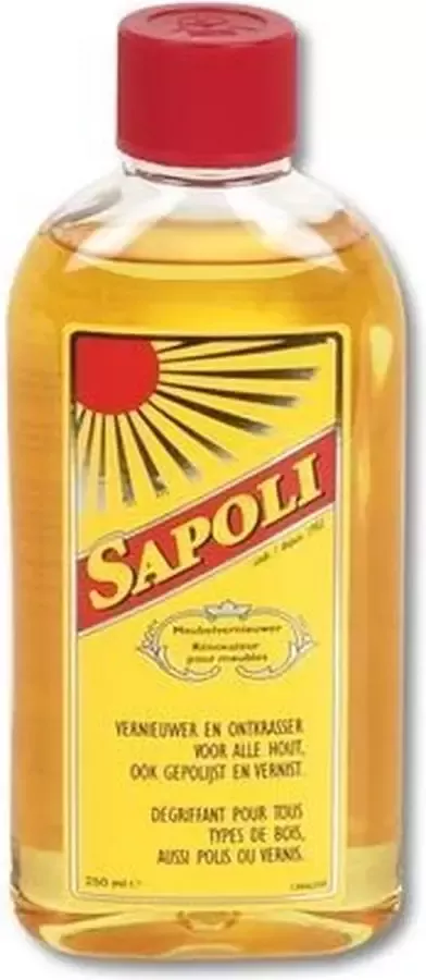 Eres Sapoli Meubelvernieuwer 250ML LICHT 38405 verwijdert vlekken en krassen uit hout