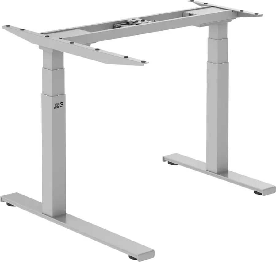 Ergo Office Zit-sta bureau Hoekbureau Tafelonderstel Elektrisch in hoogte verstelbaar bureau tot 125kg Bureau zonder tafelblad