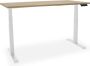 Ergofy Elektrisch zit-sta bureau Essential NPR 140x80cm halifax wit - Thumbnail 1