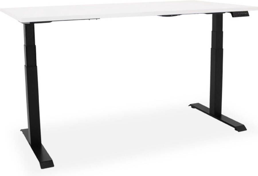 Ergofy Essential elektrisch zit-sta bureau 160x80cm wit zwart