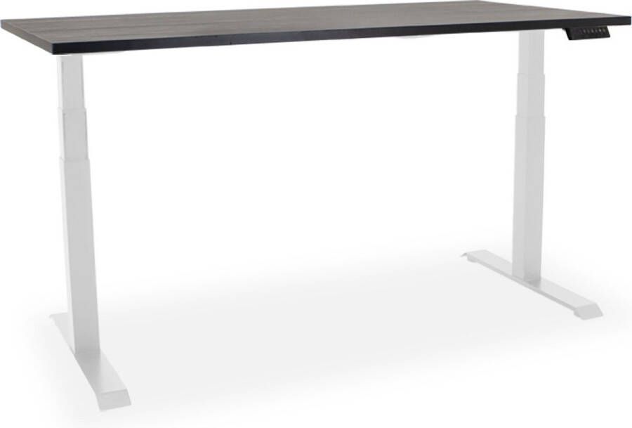 Officetopper Elektrisch zit-sta bureau Essential NPR 160x80cm zwart wit - Foto 1