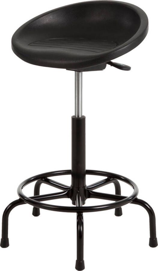 Ergofy Stahulp (PUR) -zwart onderstel Stahulp met kuipzitting