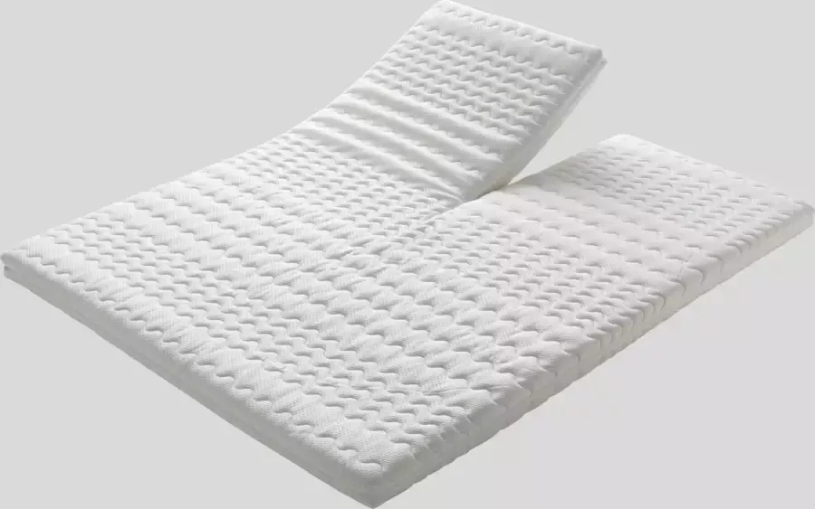 Ergoline Split Topper 140x210 10cm dik HR Koudschuim Afritsbaar hoes