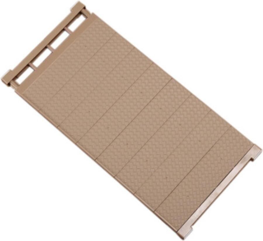 Erizon Verstelbaar opbergrek Uitschuifbare scheidingsplank voor kledingkast kast boekenkastcompartiment