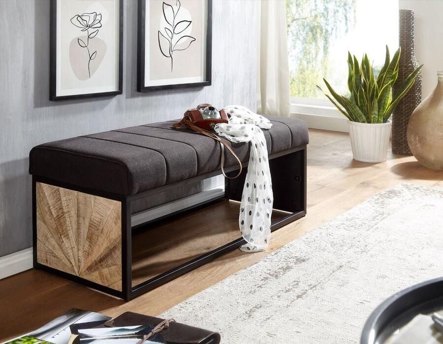 Ervesto Bank Echt Leer Chesterfield Bank Design Halbank Bruin Comfortabele Zit Massief Houten Poten Handgemaakt