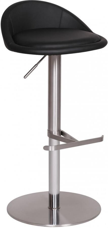 Ervesto Duurzame M1 Barkruk roestvrij zwarte stoel eigentijds kruk verstelbare design barkruk is draaibaar