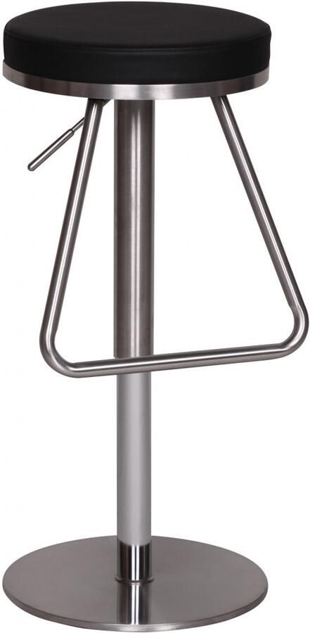 Ervesto Duurzame M6 roestvrij staal barkruk bar stoel zwarte moderne kruk verstelbare design barkruk draaibare stabiel