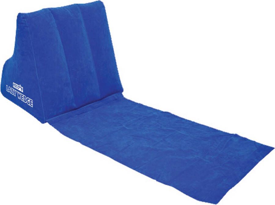 WickedWedge Lazy Wedge Lounger Ruggensteun en kleedje in één Festival Zwembad Park 69x45x50 2 Stuks