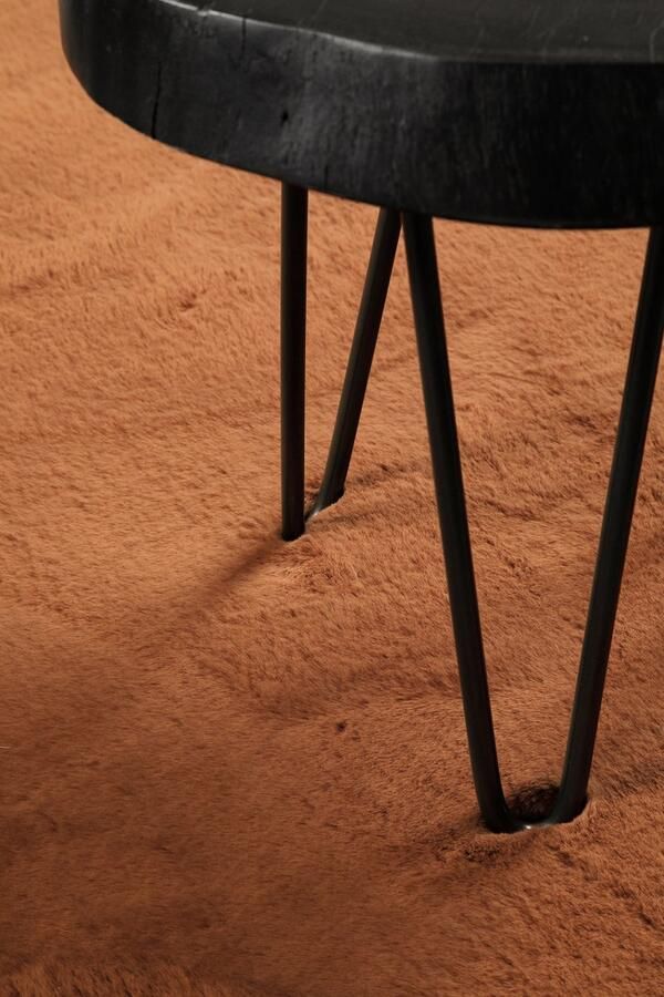 Esprit Alice Hoogpolig vloerkleed Koperrood 70x140