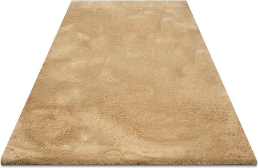 Esprit Alice Hoogpolig vloerkleed Karamel beige 160x230