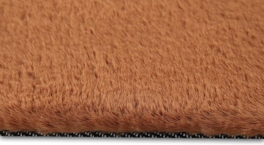 Esprit Alice Hoogpolig vloerkleed Koperrood 160x230