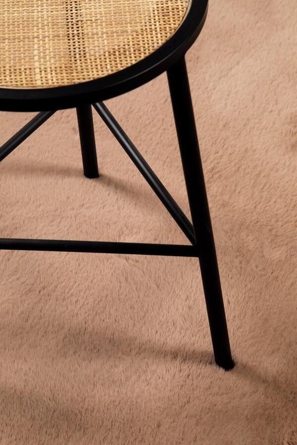 Esprit Alice Hoogpolig vloerkleed Poederroze 80x150